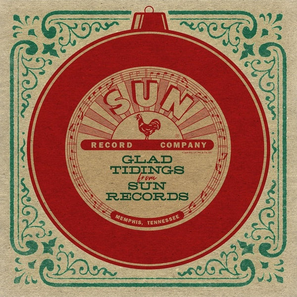 Glad Tidings From Sun Records - Vinyle Rouge - Front Cover