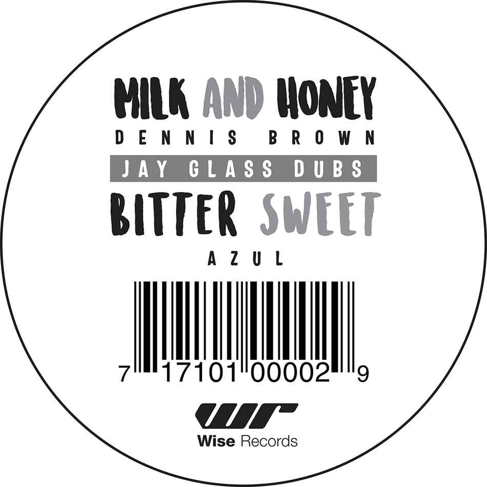 Milk and Honey - Bitter Sweet / Dennis Brown & Azul - Front Cover