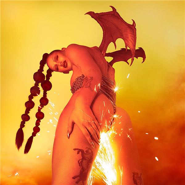 Phoenix: Flames Are Dew Upon My Skin - Vinyle Rouge Transluscide - Front Cover
