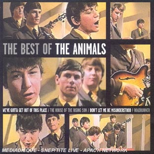 The best of The Animals - Front Cover