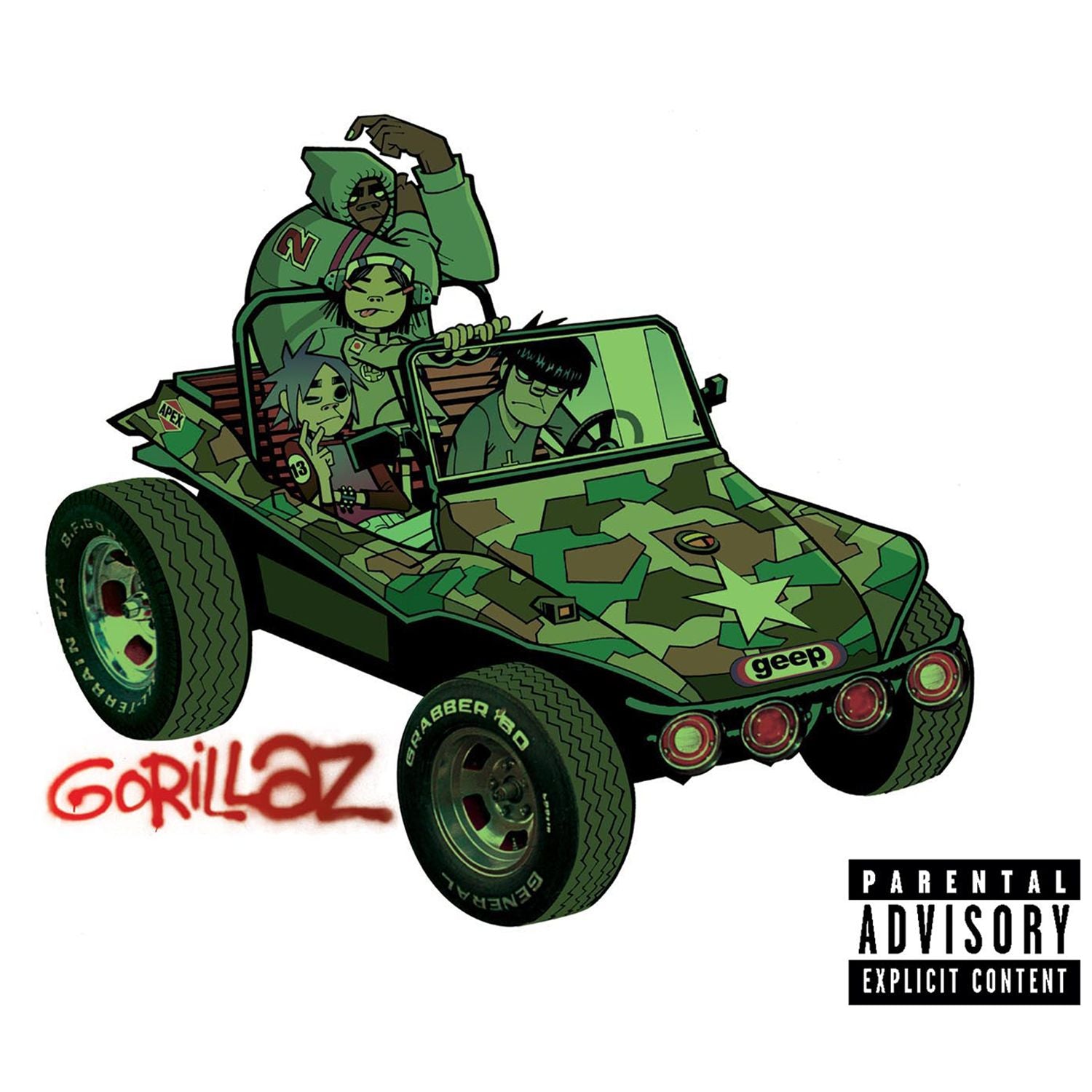 GORILLAZ - Front Cover