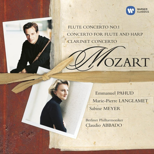 Concerto pour flûte N°1 - Concerto pour flûte et harpe - Concerto pour clarinette - Front Cover