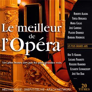 Le Meilleur de l'Opéra - CD simple - Front Cover