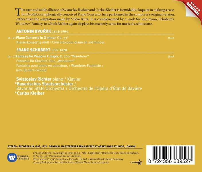 Concerto pour piano - Wanderer fantaisie - Front Cover