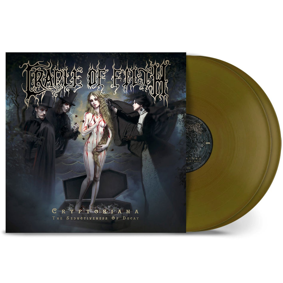 CRYPTORIANA - THE SEDUCTIVENESS OF DECAY (GOLD VINYL) - Front Cover