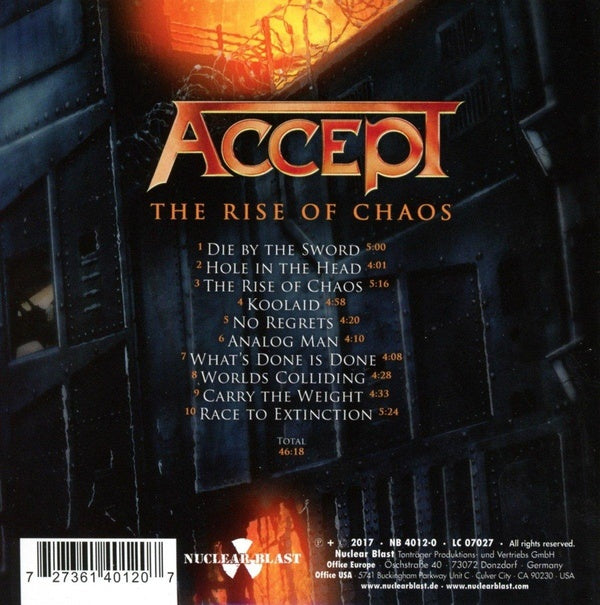 Rise of Chaos - Front Cover
