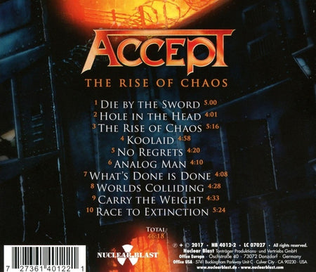 The Rise of Chaos - Front Cover