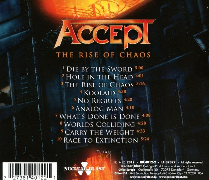 The Rise of Chaos - Front Cover