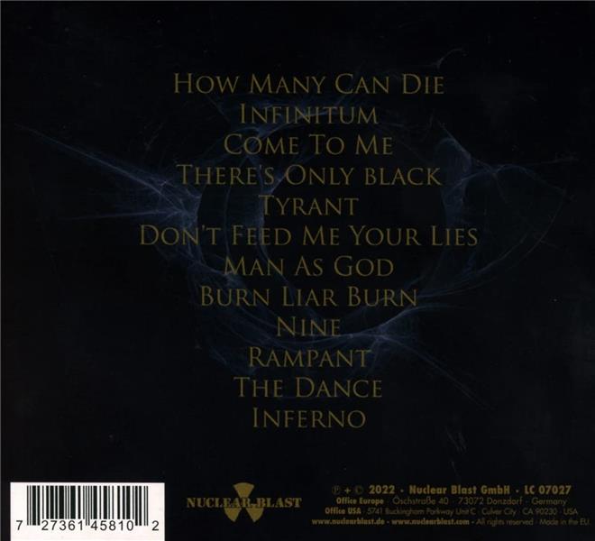 There's Only Black - Front Cover