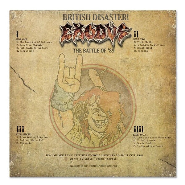 BRITISH DISASTER: THE BATTLE OF '89 (LIVE AT THE ASTORIA) - Front Cover