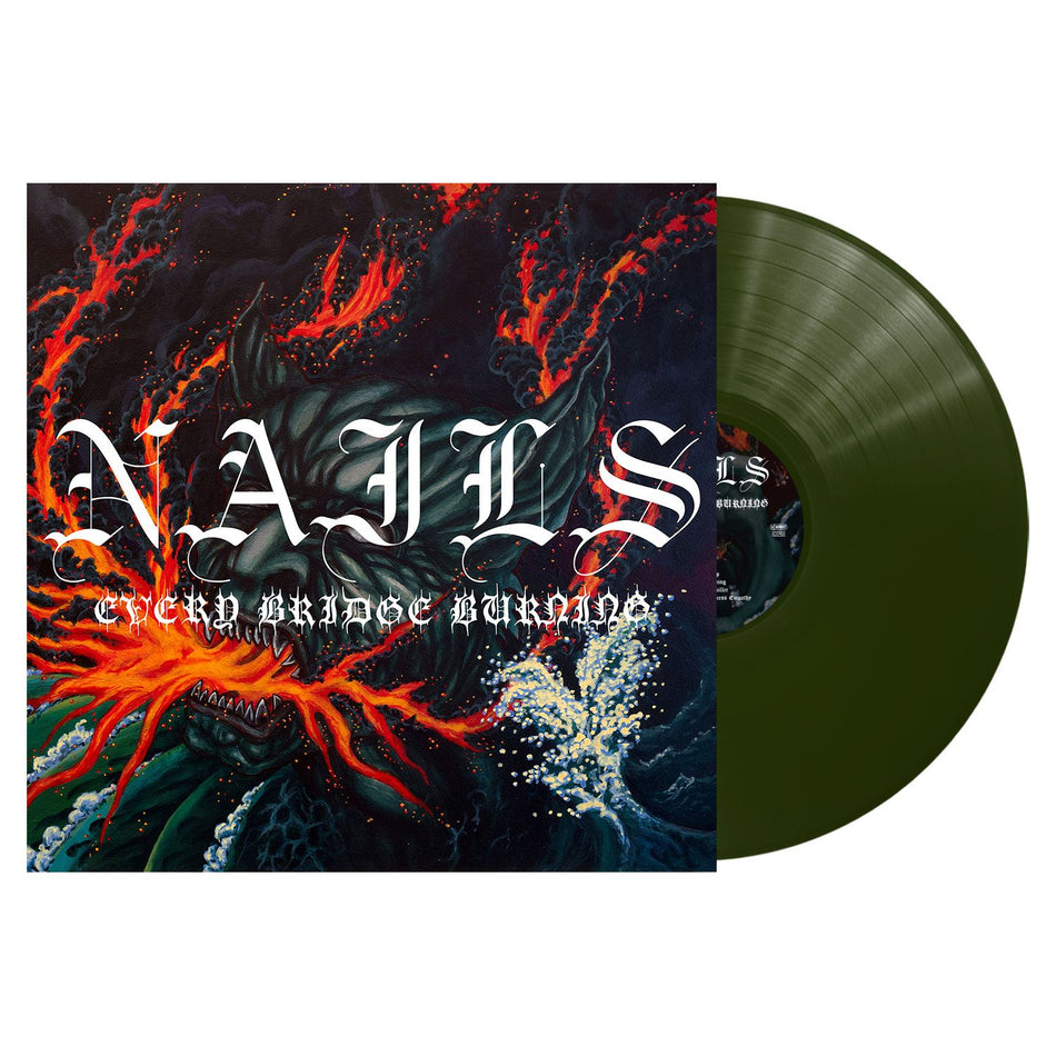 EVERY BRIDGE BURNING (TRANSPARENT FOREST GREEN VINYL) - Front Cover