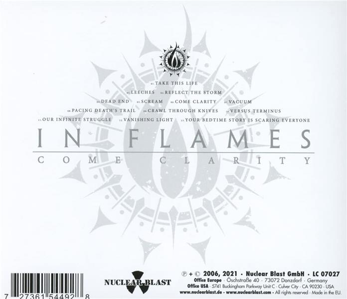 Come Clarity - Front Cover