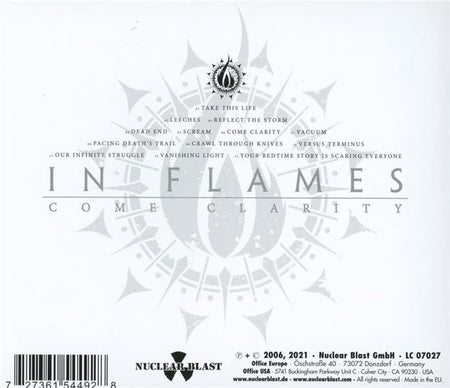 Come Clarity - Front Cover