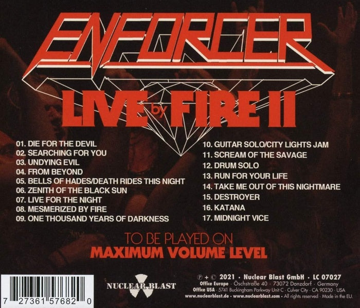 Live by fire II - Front Cover