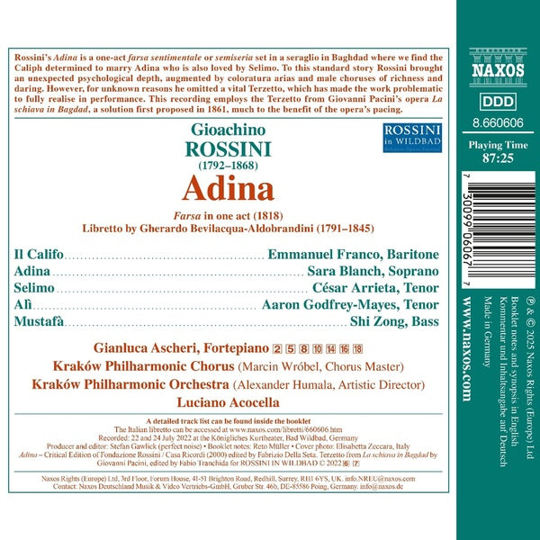 Adina - Front Cover