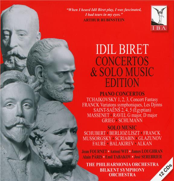 Idil Biret Concertos And Solo Music Edition - Front Cover
