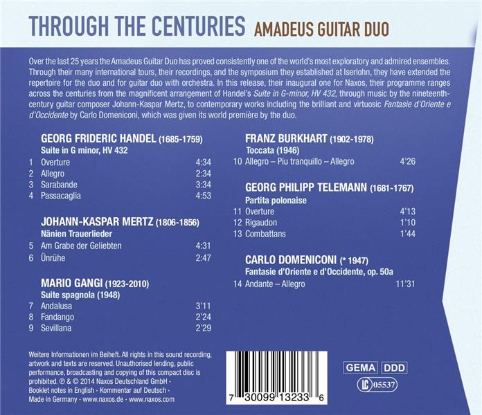 Through The Centuries - Front Cover