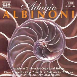 Albinoni adagio - Front Cover