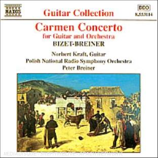 Carmen concerto pour guitare et orchestre - Valses poétiques - Front Cover