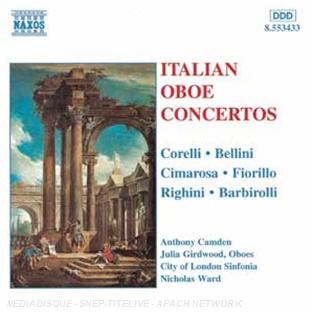 Concertos italiens pour hautbois - Front Cover