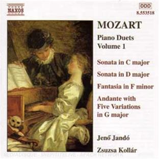 Sonates K.521, K.381, K.19d - Fantaisie - Andante - Front Cover