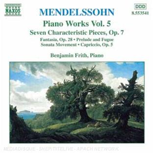 Oeuvres pour piano  - 7 Pièces caractéristiques - Fantasie  opus 28... - Front Cover