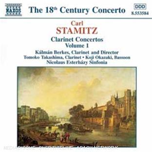 Concertos pour clarinette - Volume 1 - Front Cover