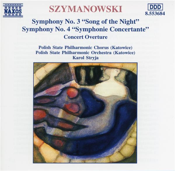 Symphonie N°3 et N°4- Ouvertures de concert en mi majeur - Front Cover