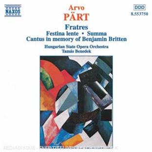 Fratres - Front Cover
