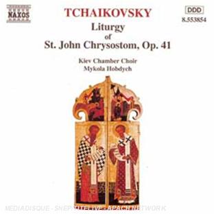 Liturgie de St Jean Chrysostome pour choeur a cappela / op.41 - Front Cover