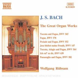 Oeuvres célèbres pour orgue - Front Cover