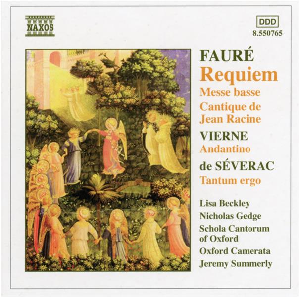 Requiem, opus 48 - Messe basse - Pièces de Fantaisie, Suite N°1 et N°2 - Tantum Ergo - Front Cover