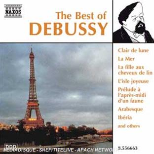 Best of Debussy - Front Cover
