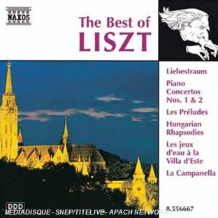 Best of Liszt - Front Cover