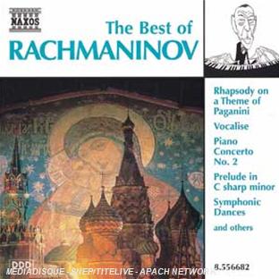 Best of Rachmaninov - Front Cover