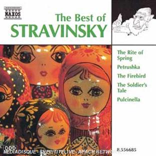 Best of Stravinsly - Front Cover