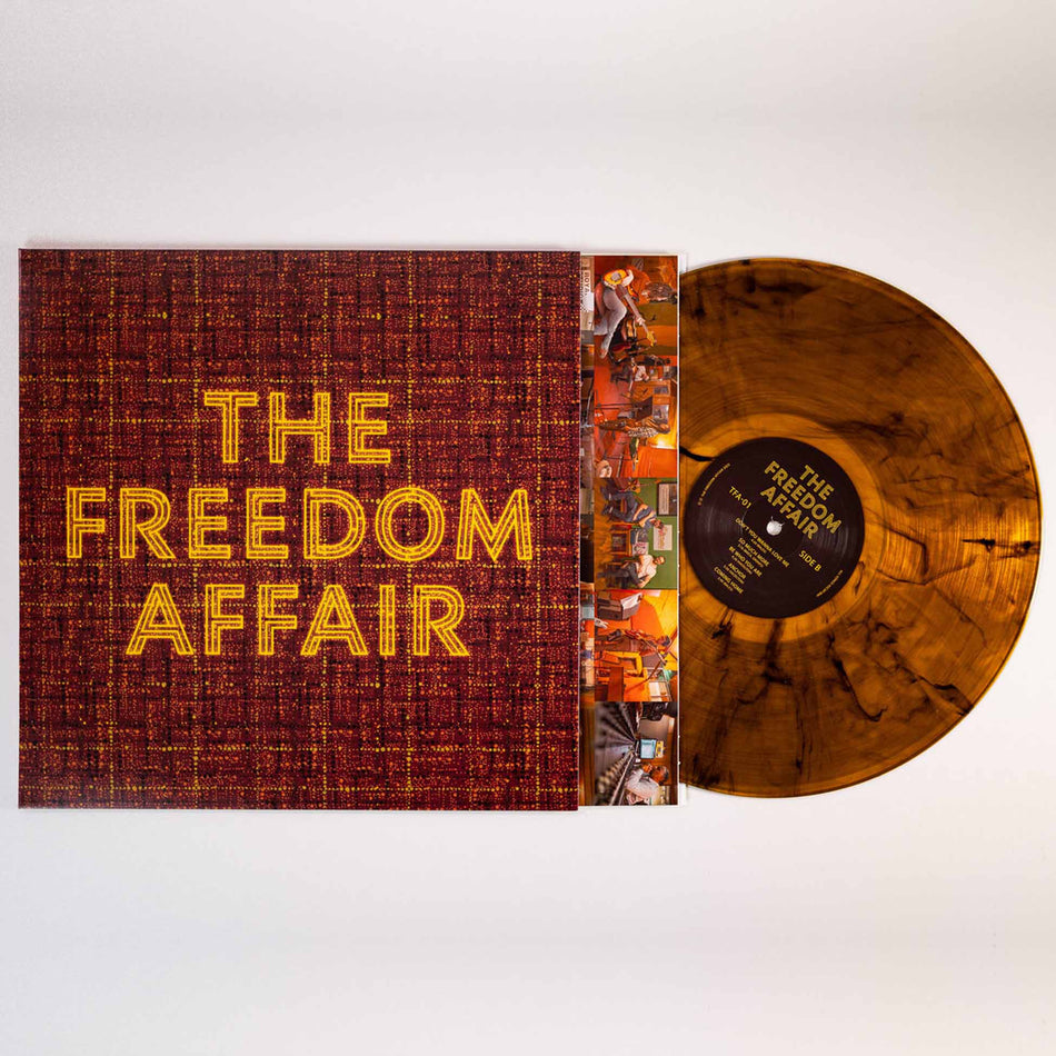 The Freedom Affair - Vinyle Orange Swirl Noir - Front Cover
