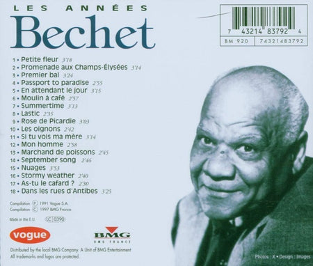 Les Années Bechet - Front Cover