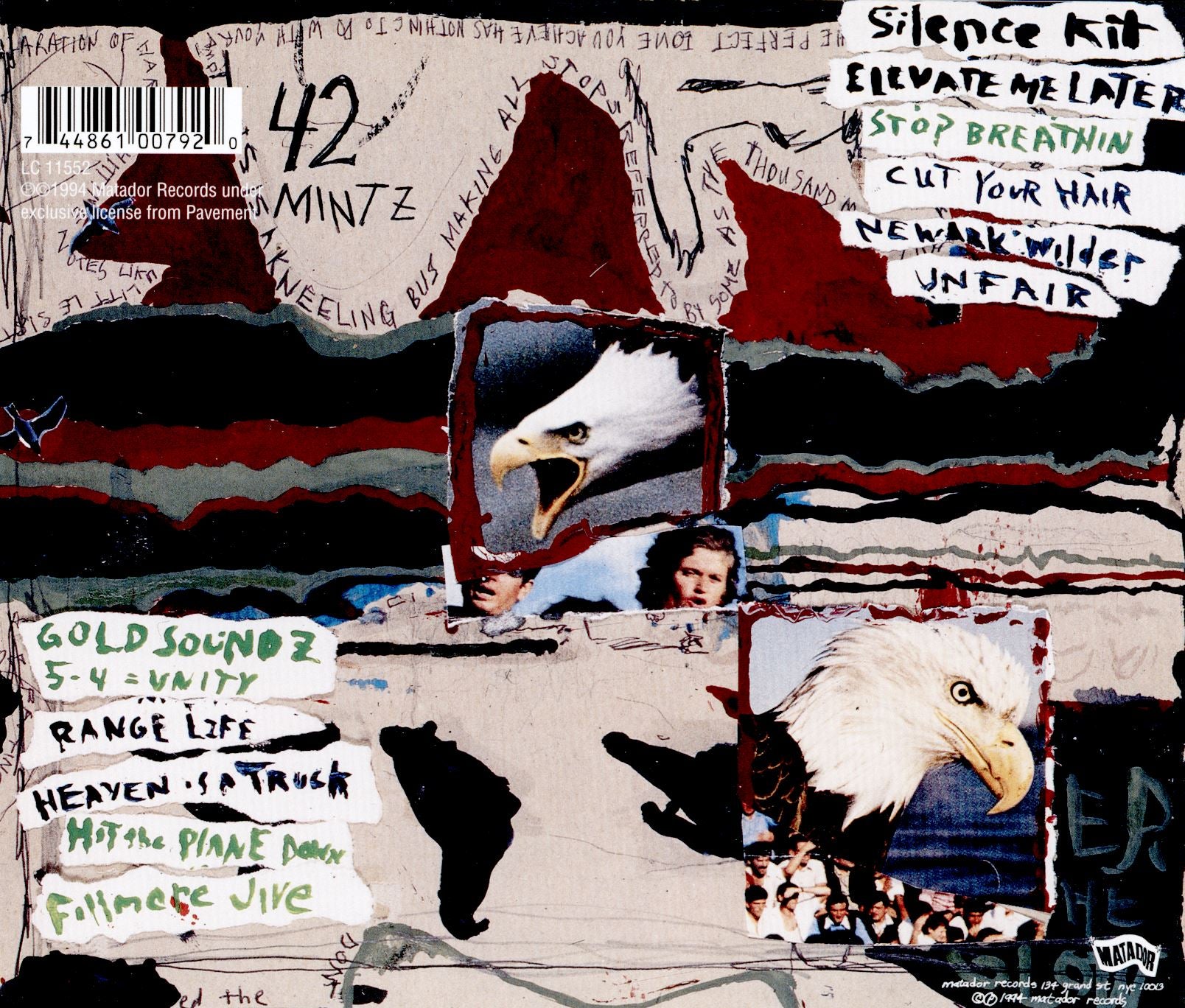 CROOKED RAIN CROOKED RAIN - Back Cover