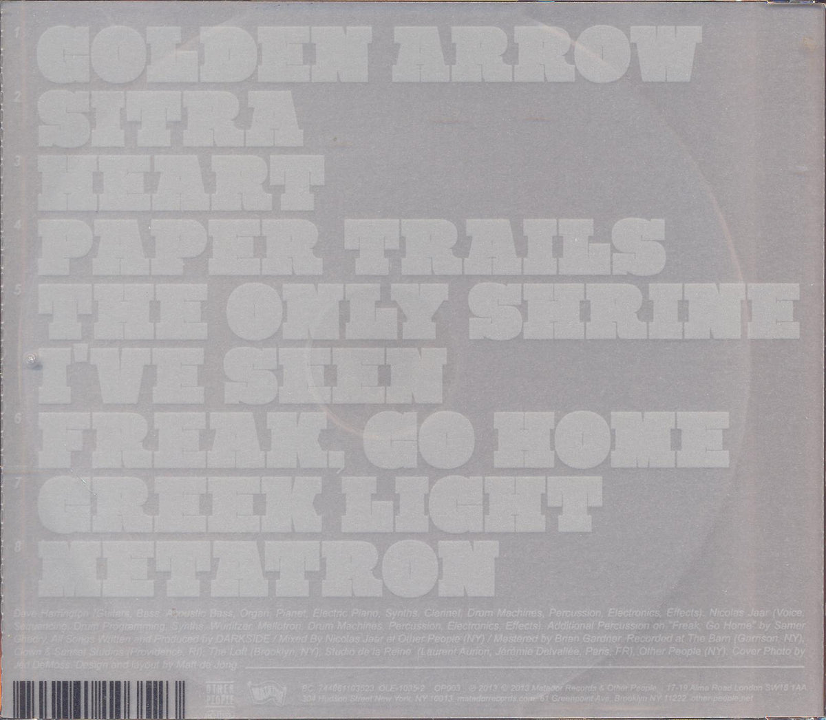 PSYCHIC - Back Cover