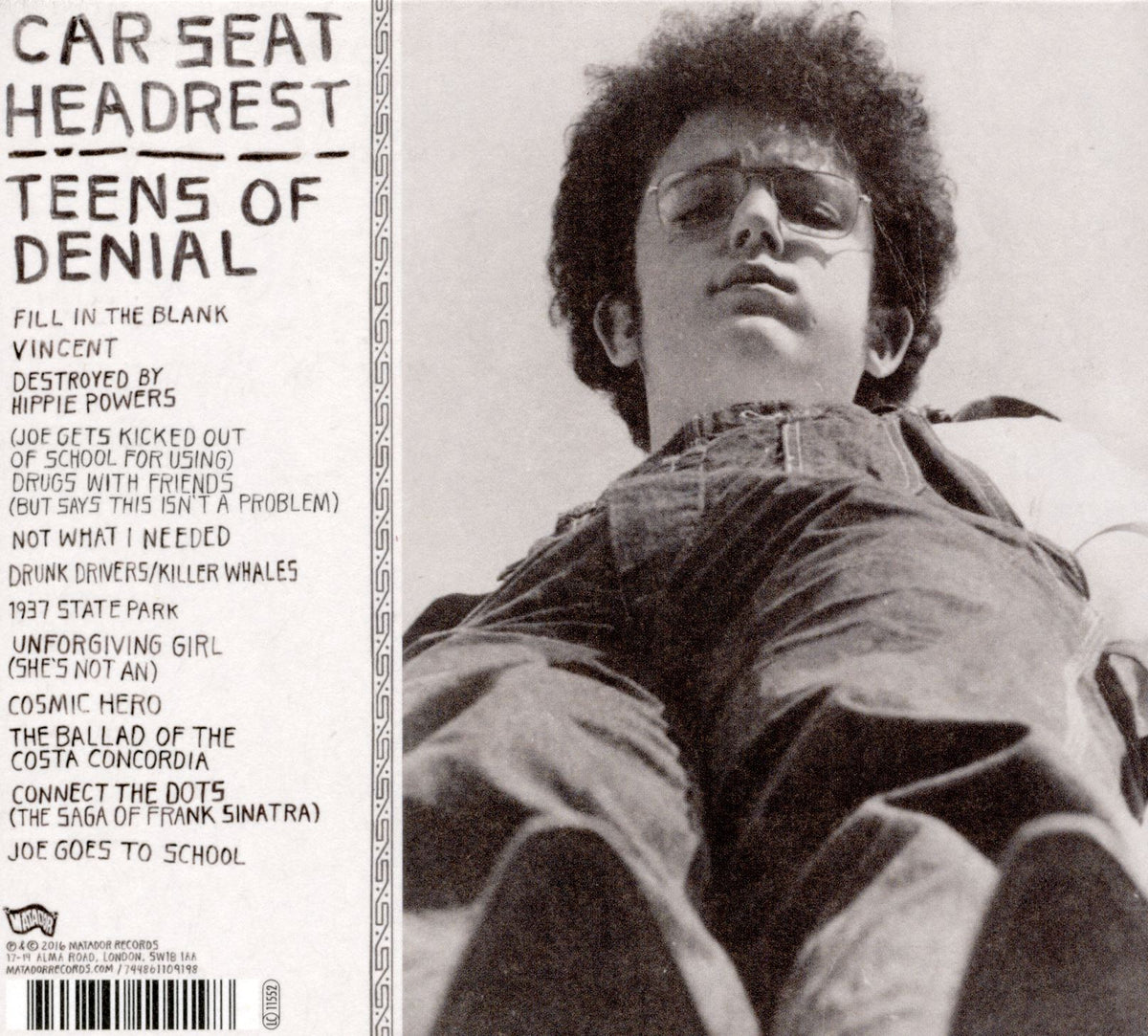 TEENS OF DENIAL - Back Cover