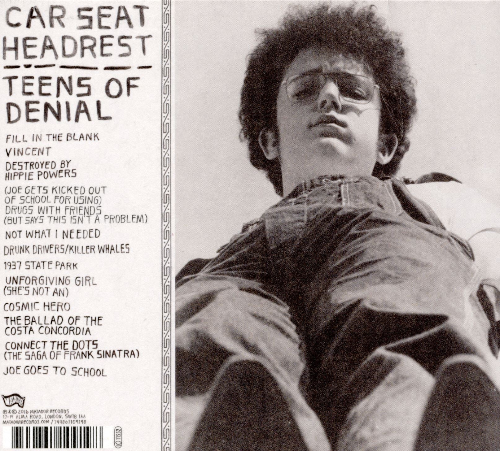 TEENS OF DENIAL - Back Cover