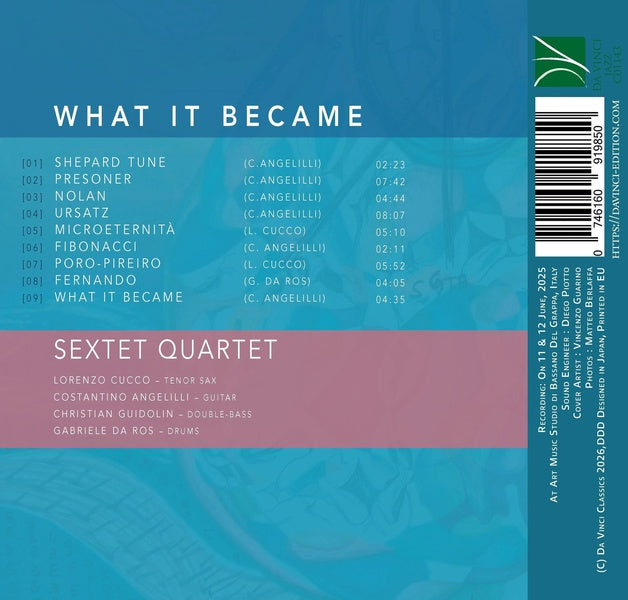 What It Became - Sextet Quartet - Front Cover