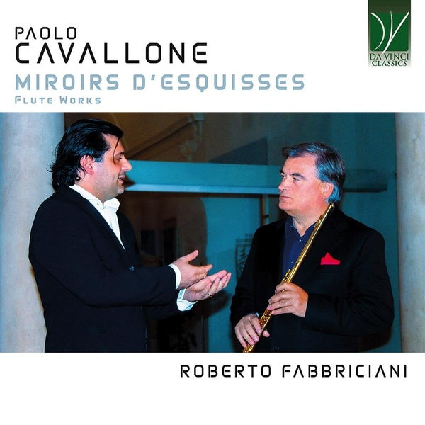 Cavallone, Paolo : Miroirs D'Esquisses - Oeuvres pour flûte - Front Cover