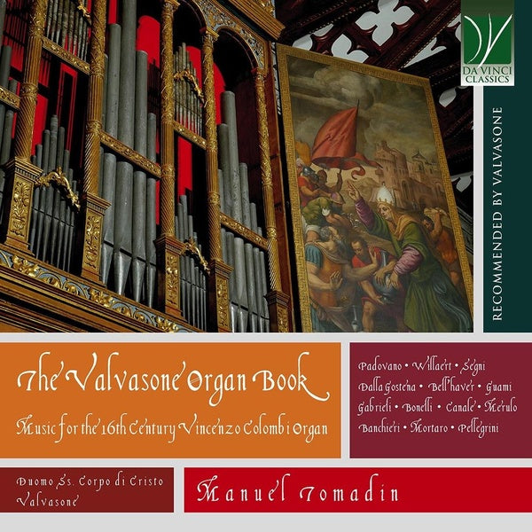 Le Livre d'orgue de Valvasone: Musique pour l'orgue Vincenzo Colombi du XVIe siècle - Front Cover