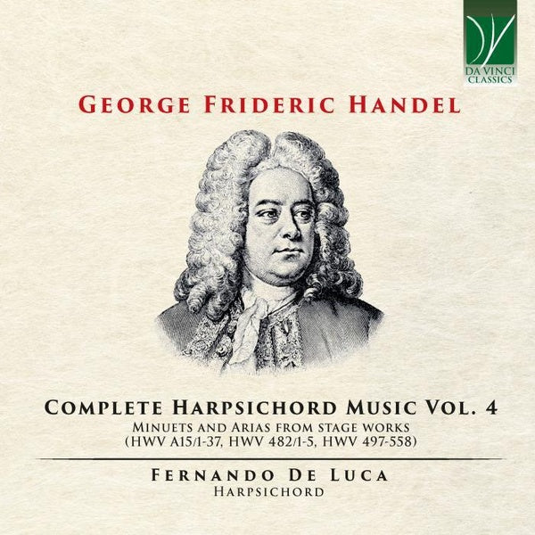 Handel : Complete Harpsichord Music, Volume 4 - Front Cover