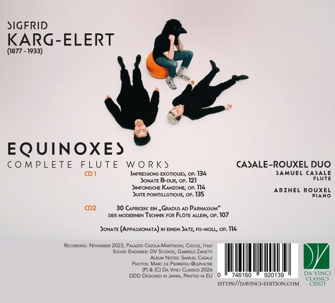 Equinoxes / Intégrale de l'œuvre pour flûte - Front Cover