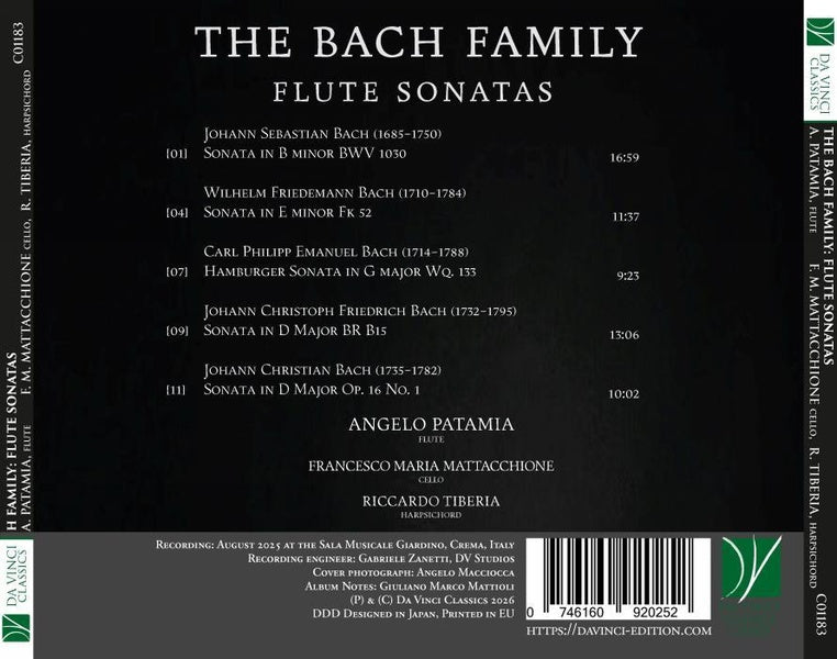 Sonates pour flûte - Front Cover