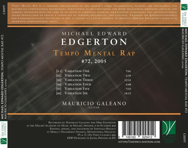 Tempo Mental Rap - Front Cover