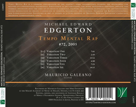 Tempo Mental Rap - Front Cover